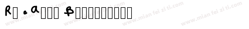 Ricardo Bold字体转换